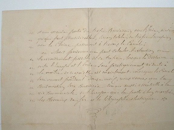 Enquête sur le Canal de Suez en 1868. – vue 2